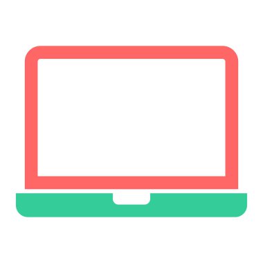 Bilgisayar. Web simgesi basit tasarım