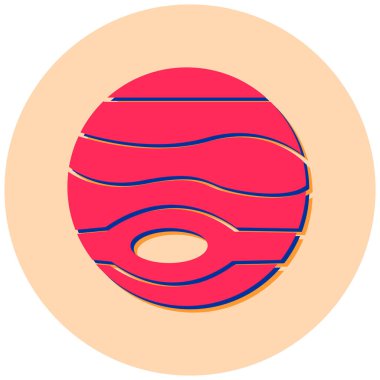 Boşluk. Web simgesi basit illüstrasyon