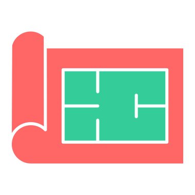 Futbol sahası ikonu. İnternet için futbol topu vektör simgelerinin özet çizimi