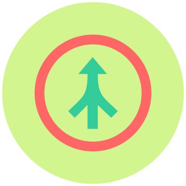 Ok. Web simgesi basit illüstrasyon