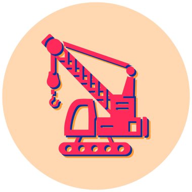 Kazıcı. Web simgesi basit illüstrasyon