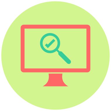 seo modern simgesinin vektör illüstrasyonu