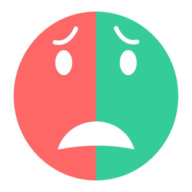 emoji. Web simgesi basit illüstrasyon