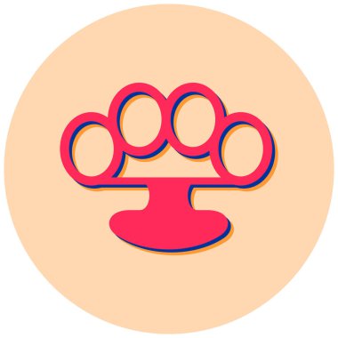 Güzel bir simgenin vektör illüstrasyonu