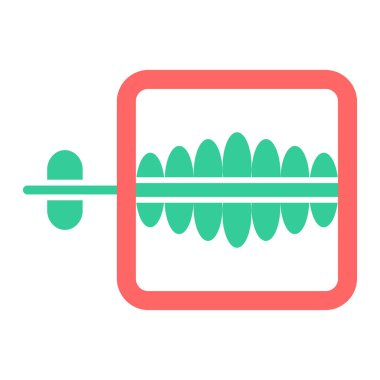 Yumurta simgesi vektör illüstrasyonu