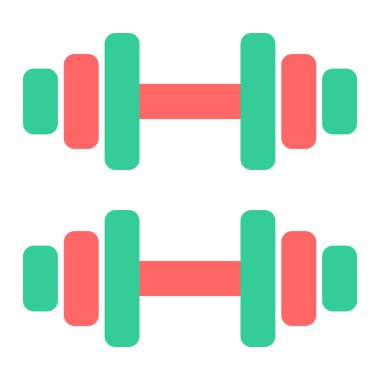 Dambıl. Web simgesi basit illüstrasyon