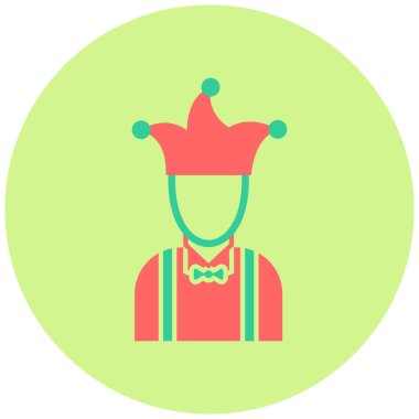 oker düz vektör simgesi