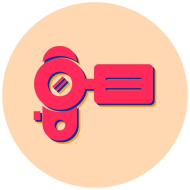 Kapalı devre kamera. Web simgesi