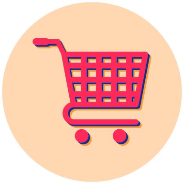 Alışveriş arabası. Basit tasarım