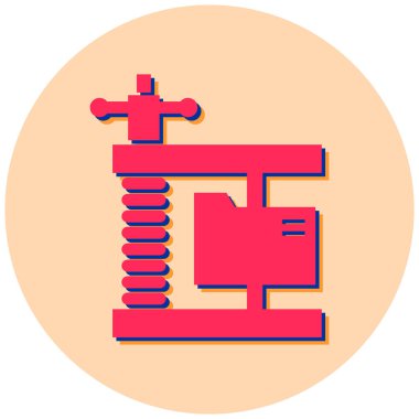 Basit bir simgenin vektör illüstrasyonu