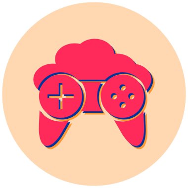 Oyun sahası. Web simgesi basit illüstrasyon