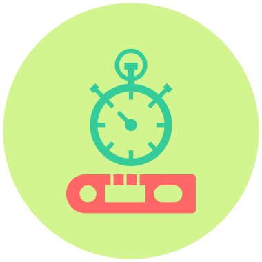 Hızlı Test simgesi, vektör illüstrasyonu