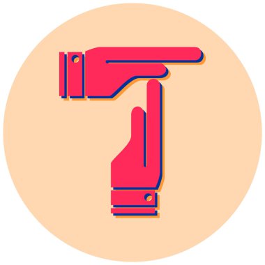 El fırçayla kağıt bir şişeyi tutuyor.