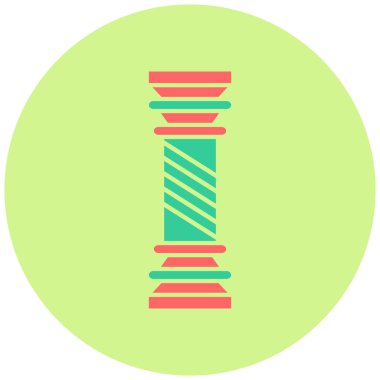 Sütun. Web simgesi basit illüstrasyon