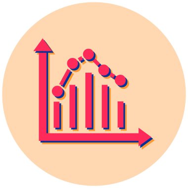 Grafik. Web simgesi basit illüstrasyon