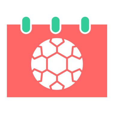 futbol topu ikonu vektör illüstrasyonu