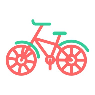 bisiklet ikonu vektör illüstrasyonu