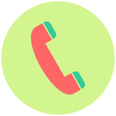 - Telefon. Web simgesi basit illüstrasyon