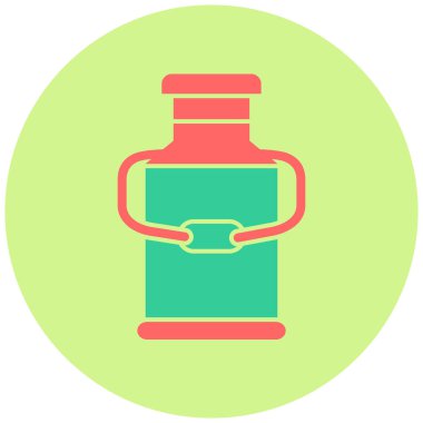 Şişe. Web simgesi basit illüstrasyon