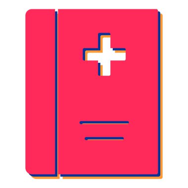 kitap simgesi vektör illüstrasyonu