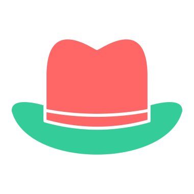 Şapka. Web simgesi basit tasarım