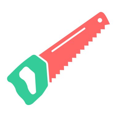 Gördüm. Web simgesi basit illüstrasyon