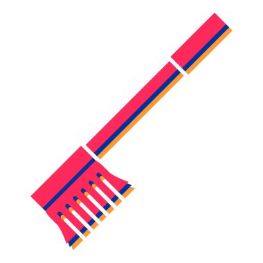 Süpürge simge vektör çizim