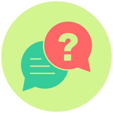 Soru işareti. Web simgesi