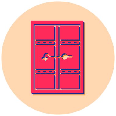 Kostüm simgesinin vektör illüstrasyonu