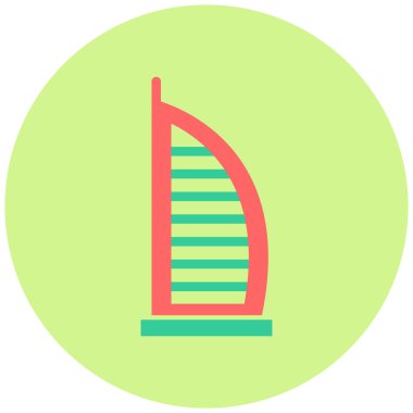 Bina. Web simgesi basit illüstrasyon