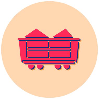 Çiftlik. Web simgesi basit illüstrasyon