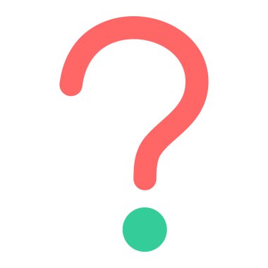 Soru işareti. Web simgesi