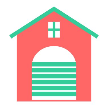 Ev. Web simgesi basit illüstrasyon