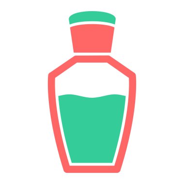 Şişe. Web simgesi basit tasarım