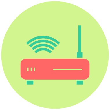 Yönlendirici. Web simgesi basit illüstrasyon
