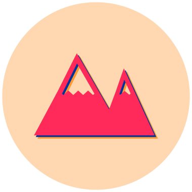 projeniz için güzel dağ simgesi