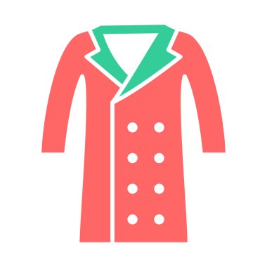 Kıyafet ikonu. Web için gömlek vektör simgelerinin basit illüstrasyonu