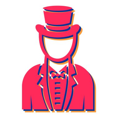 Vektör illüstrasyonu, simge ögesi arkaplanı