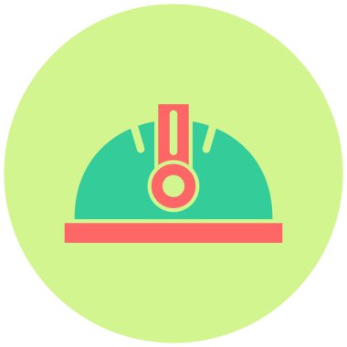 Miğfer. Web simgesi basit tasarım