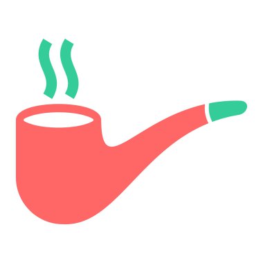 Sigara piposu. Web simgesi