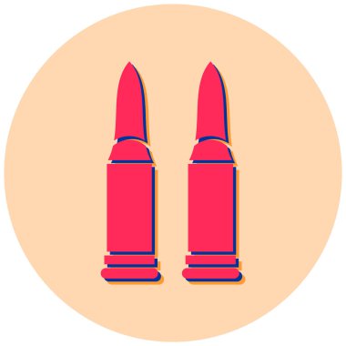 kurşun simgesi, vektör illüstrasyonu