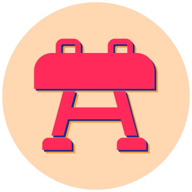 Okul. Web simgesi basit illüstrasyon