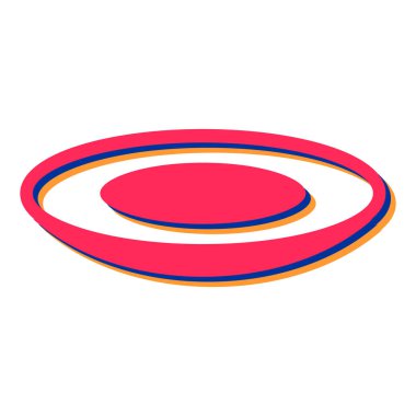 Kase simgesi, basit tasarım vektör çizimi