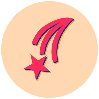 yıldız web simgesi basit illüstrasyon