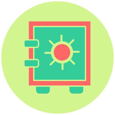 Dolap. Web simgesi basit illüstrasyon