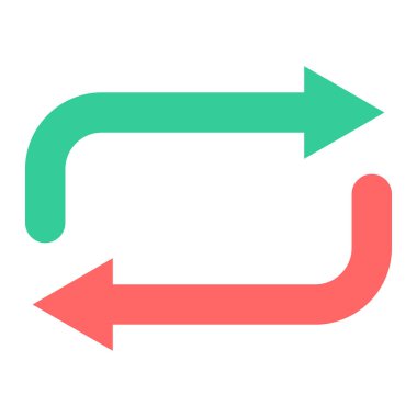 Oklar ağ simgesi. vektör illüstrasyonu