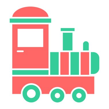 tren simgesi vektör illüstrasyonu