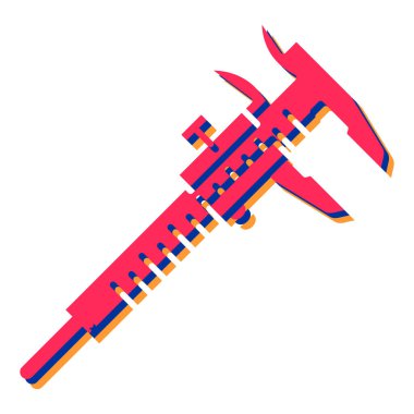 Bir ortaçağ silah simgesinin vektör çizimi