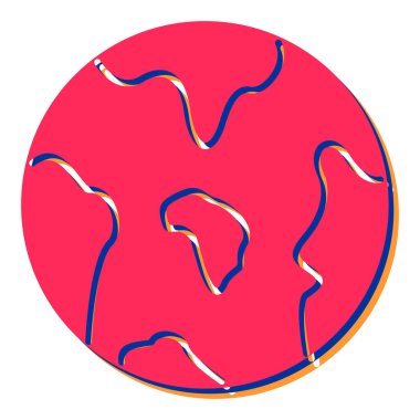 Konuş. Web simgesi basit illüstrasyon