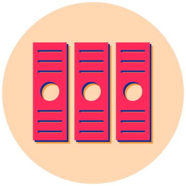 Dosya Dizinleri. Basit illüstrasyon